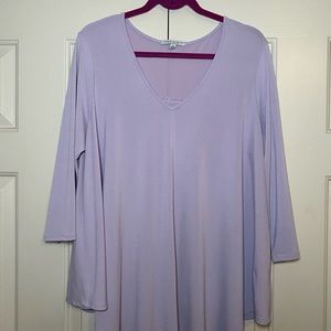 Green Envelope Lavender blouse